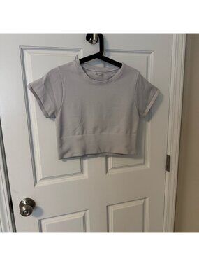 Gray Women's Crop Top